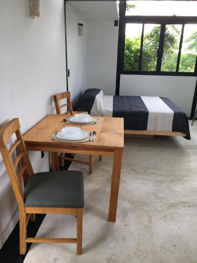 Bungalow Doble Con Vista Parcial Al Mar, Cocina Completa Villa Cuatunalco Dış mekan fotoğraf